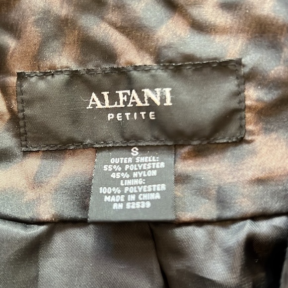Pretty Alfani Animal Print Jacket - Picture 6 of 6